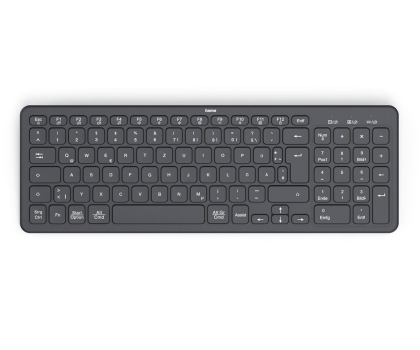 Klawiatura HAMA Klawiatura bezprzewodowa MULTI-DEVICE WK-300 czarna